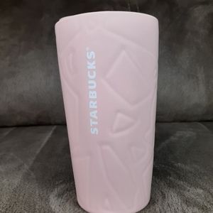 Starbucks matte pink ceramic mug cup tumbler